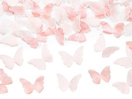 PD CONFETTI CANNON Pink butterfly, tube shooter, 20cm TUKBT20-081 [2]