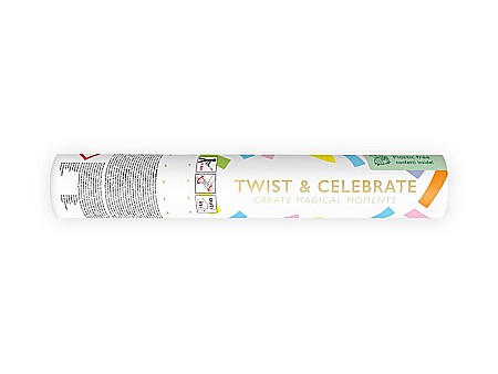 PD CONFETTI CANNON Pastel streamers, tube shooter, 20cm TUKN20-000P [1]
