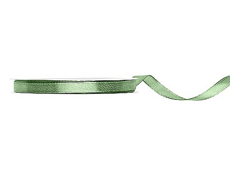 Satin pentru impachetat buchete - PD BANDA SATIN, Satin Ribbon, sage, 6mm/25m TS6-109