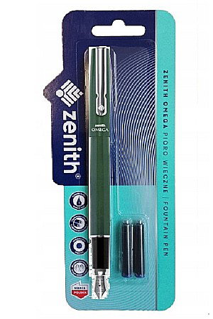 Stilouri si Rollere cu Cerneala - STILOU ZENITH OMEGA CHROME CLASIC + 2 PATROANE CERNEALA CULORI ASORTATE 7590100