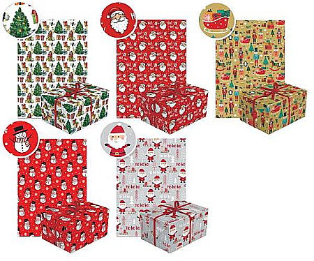 Hartie Ambalaj Christmas - GOD HARTIE AMBALAJ PAW 200*70CM NEUTRAL 19 MIX AGP200705