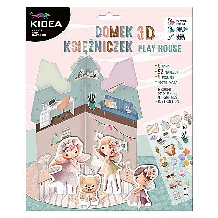 DE SET CREATIV CASUTA 3D PENTRU PAPUSI KIDEA KDOKKA [1]