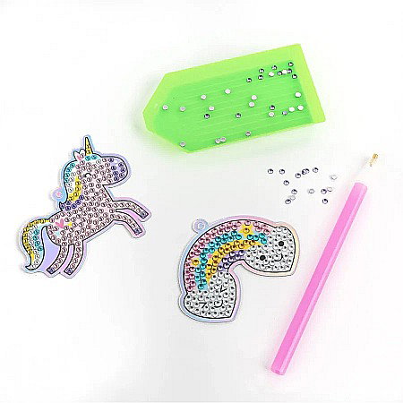 DE KIT CREATIV PANDANTIVE CU DIAMANTE IN 5 CULORI MAGIC KIDEA DZRMKA [1]