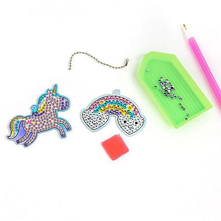 DE KIT CREATIV PANDANTIVE CU DIAMANTE IN 5 CULORI MAGIC KIDEA DZRMKA [2]