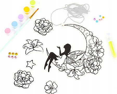 DE SET CREATIV DREAM CATCHER MAGIC GLOW IN THE DARK LMSCMAKA [1]