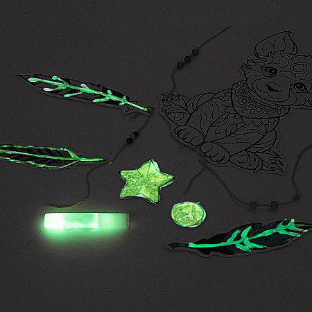 DE SET CREATIV DREAM CATCHER MYSTIC GLOW IN THE DARK LMSCMYKA [5]