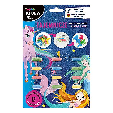 Jucarii - DE CAPSULE MAGICE CU ANIMALE MARINE CARE CRESC IN APA 12/SET KIDEA TKAF12KA