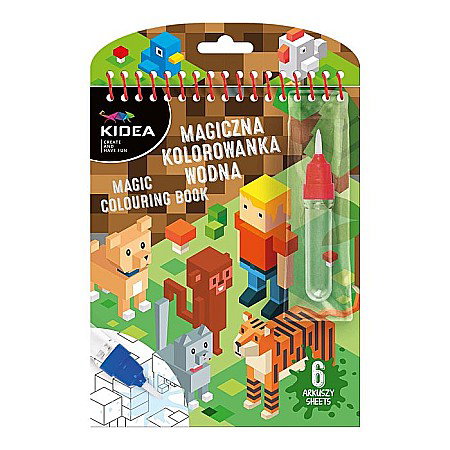 Carti de Colorat pentru copii - DE CARTE DE COLORAT CU MARKER MAGIC PENTRU DESEN IN APA GAME KIDEA MWKWNKA