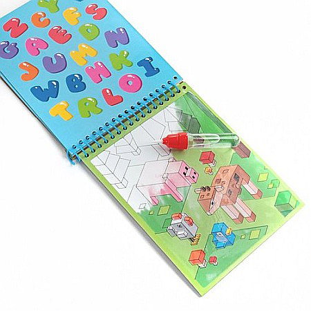 DE CARTE DE COLORAT CU MARKER MAGIC PENTRU DESEN IN APA GAME KIDEA MWKWNKA [2]