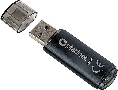 TEC FLASH USB 2.0 PLATINET 128GB NEGRU [1]