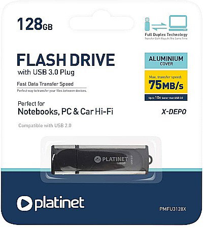 TEC FLASH USB 3.0 PLATINET 128GB PMFU3128X [3]