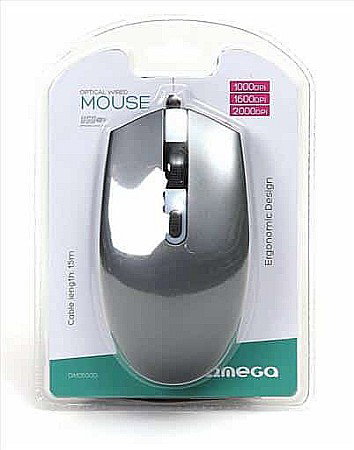 ACCESORII IT - TEC MOUSE USB OMEGA GRI PE CABLU OM0550G