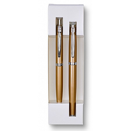 SET STILOU + PIX ZENITH ELEGANCE METALIC AURIU IN CUTIE CADOU 7600203 [1]