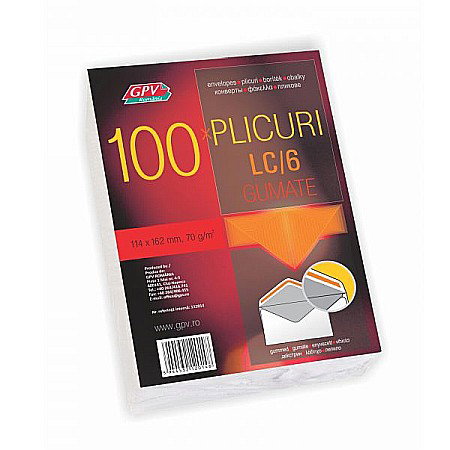 HARTIE PRODUSE DIN HARTIE - GPV PLIC C6 100/SET GUMAT 122014