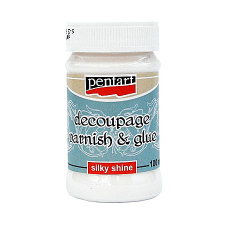 HOBBY - CA ADEZIV DECUPAJ SI LAC PENTART 100ML SILKY SHINE 102/641