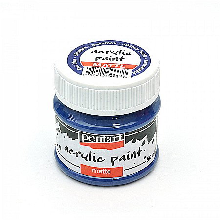 FINE ARTS&GRAPHICS - CA ACRIL PENTART 50ML  MAT DARK BLUE 1307
