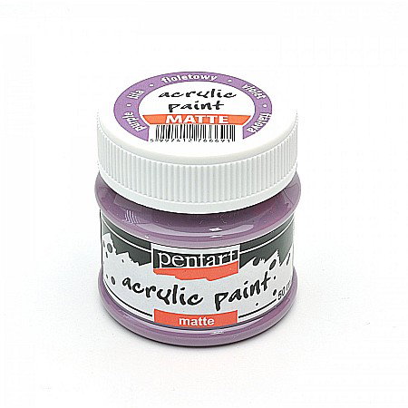 Culori Acrilice Mate - CA ACRIL PENTART 50ML MAT VIOLET INCHIS 6691/1309