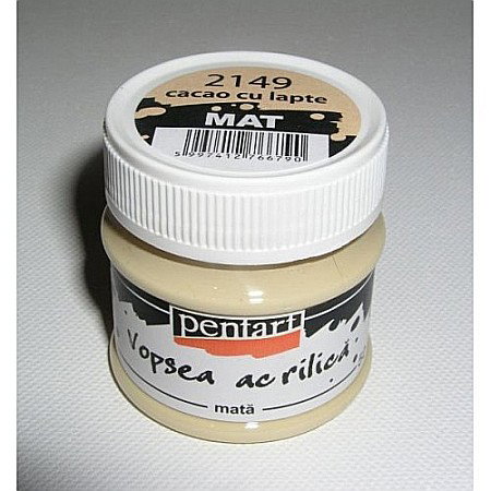 Culori Acrilice Mate - CA ACRIL PENTART 50ML MAT CACAO CU LAPTE 6790/111