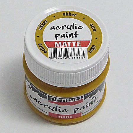 FINE ARTS&GRAPHICS - CA ACRIL PENTART 50ML  MAT OCRU  6868