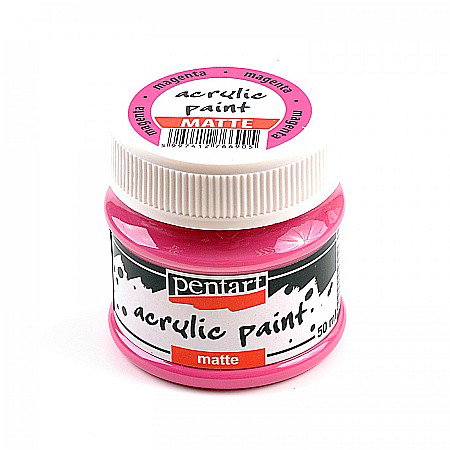 FINE ARTS&GRAPHICS - CA ACRIL PENTART MAT 50ML MAGENTA 6905/2349