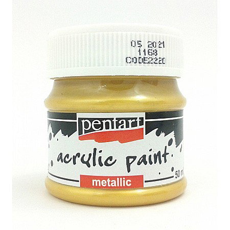 FINE ARTS&GRAPHICS - CA VOPSEA ACRILICA METALIZATA PENTART 50ML AURIU 2220