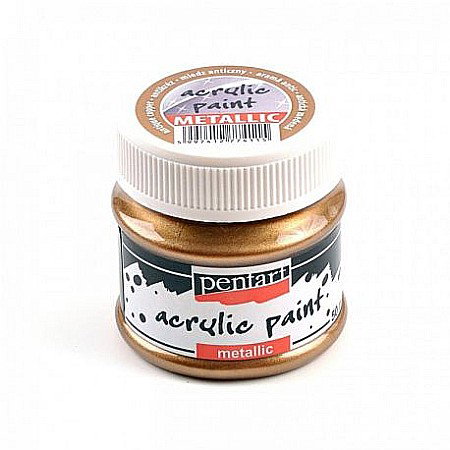 FINE ARTS&GRAPHICS - CA VOPSEA ACRILICA METALIZATA PENTART 50ML ARAMA ANTIC 3496