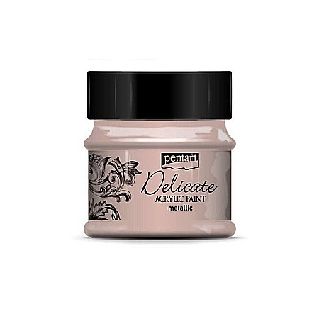 FINE ARTS&GRAPHICS - CA CULORI ACRILICE METALIZATE PENTART DELICATE 50ML ROSE-GOLD 29389