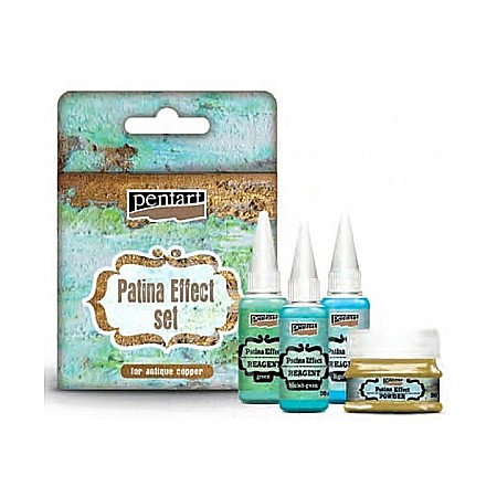 HOBBY - CA SET PENTART PATINA EFFECT CUPRU ANTIC 4/SET 34115