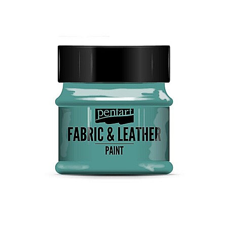 Vopsele pentru textile - VOPSEA TEXTILE SI PIELE 50ML PENTART TURQUOISE 34813