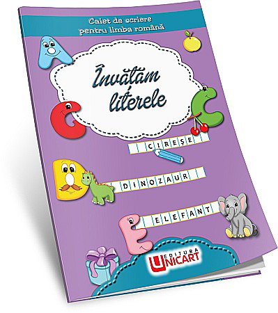 Caiete - UP CAIET DE SCRIERE SI COLORAT A5 INVATAM LITERELE