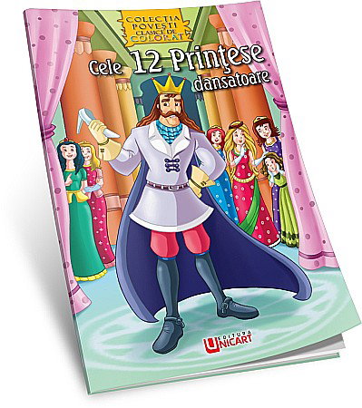 Carti de Colorat pentru copii - UP CARTE COLORAT A4 CELE 12 PRINTESE DANSATOARE