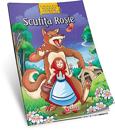 Carti de Colorat pentru copii - UP CARTE COLORAT A4 SCUFITA ROSIE