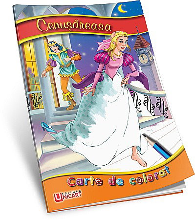 Carti de Colorat pentru copii - UP CARTE COLORAT A5 CENUSAREASA