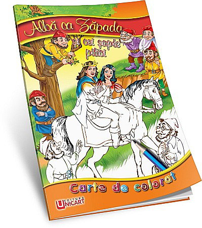 Carti de Colorat pentru copii - UP CARTE COLORAT A5 ALBA CA ZAPADA