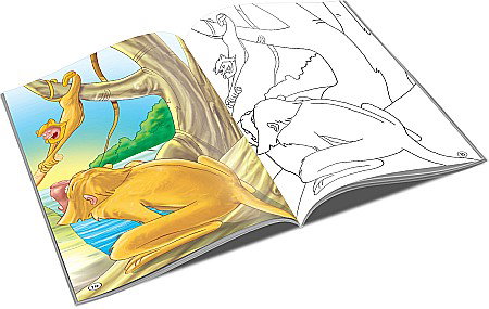 UP CARTE COLORAT SI POVESTE A4 CARTEA JUNGLEI [1]