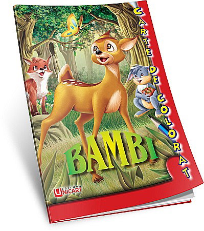 Carti de Colorat pentru copii - UP CARTE COLORAT A5 BAMBI