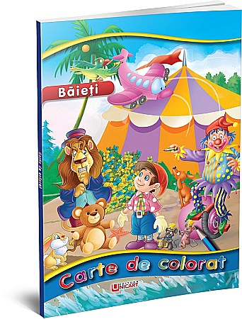 Carti de Colorat pentru copii - UP CARTE DE COLORAT A4 BAIETI