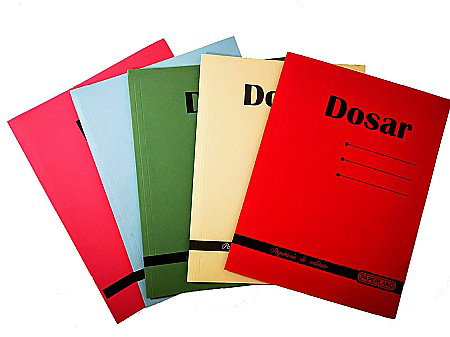 Dosare carton - PA DOSAR SINA CARTON 250g/mp ROZ 22000118