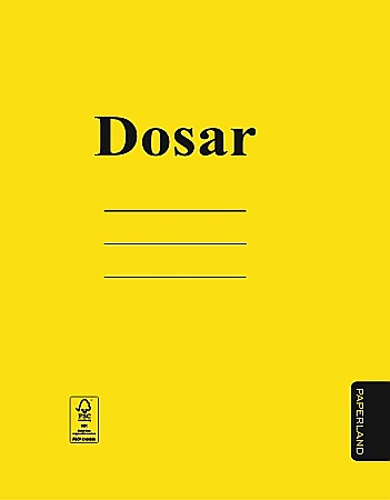 Dosare carton - DOSAR DE CARTON CU SINA, GALBEN 300g/mp 22000096