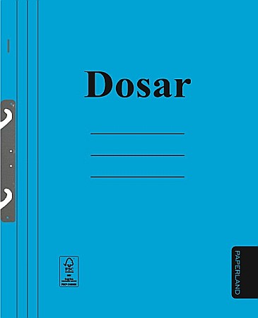 Dosare carton - DOSAR DE INCOPCIAT DIN CARTON, COPERTA 1/1, ALBASTRU 300g/mp 22000126