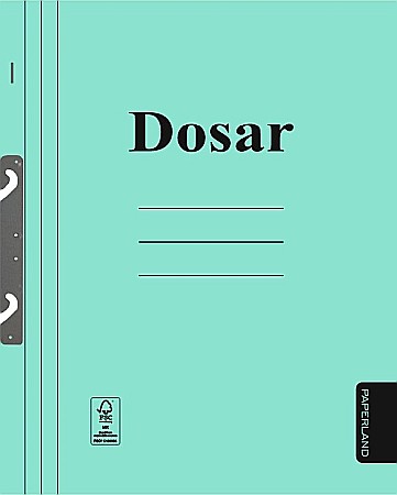Dosare carton - DOSAR DE INCOPCIAT DIN CARTON, COPERTA 1/1, VERDE 300g/mp 22000128