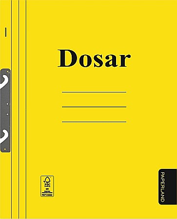 Dosare carton - DOSAR DE INCOPCIAT DIN CARTON, COPERTA 1/1, GALBEN 300g/mp 22000125