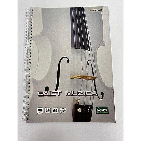 Caiete - CAIET MUZICA A4 36 FILE SPIRA VERTICAL 24000069