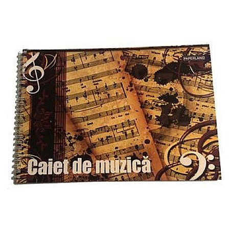 Caiete - CAIET MUZICA A4 36 FILE SPIRA ORIZONTAL 24000170