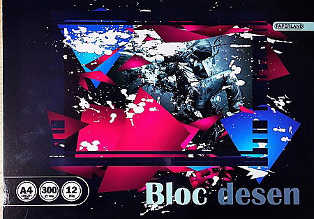 RECHIZITE SCOLARE IPB - PA BLOC DESEN A4 12F 300g/mp 24000348