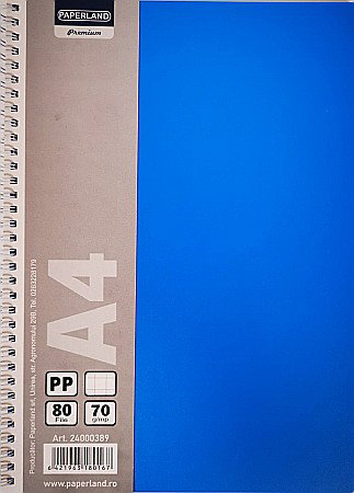Caiete pentru studenti - CAIET A4 80F PATRATELE SPIRA PP 24000389