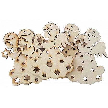 Figurine, Ornamente Pasla /Lemn/ Moos - LEG ACCESORII LEMN INGERAS 6/SET A884