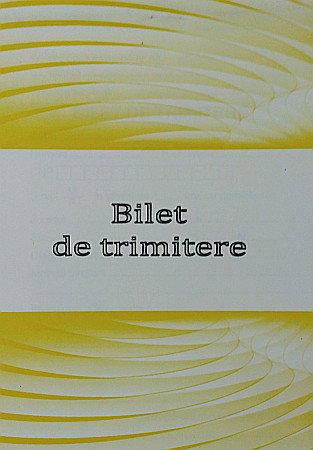 HARTIE PRODUSE DIN HARTIE - GOL BILET TRIMITERE GOLD A6