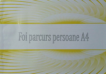 GOL FOI PARCURS PERSOANE INSERIATE A4 ROSII [0]