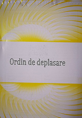 HARTIE PRODUSE DIN HARTIE - GOL ORDIN DEPLASARE A5 TP000070